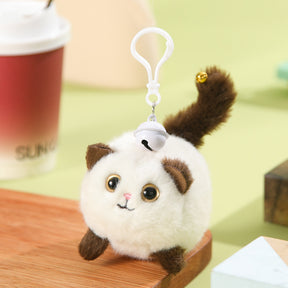Keychain Wagging Tail Cat Xiaofei Pig Plush